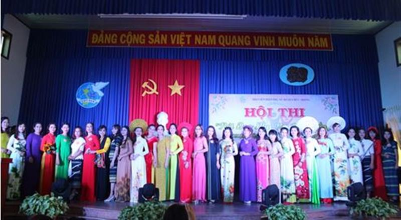 Các thí sinh tham gia hội thi